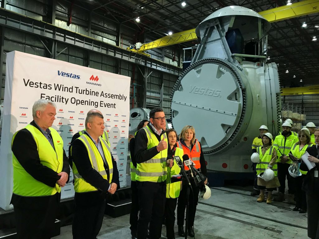 Vestas Renewable Energy Hub opens in Geelong Advanced Fibre Cluster