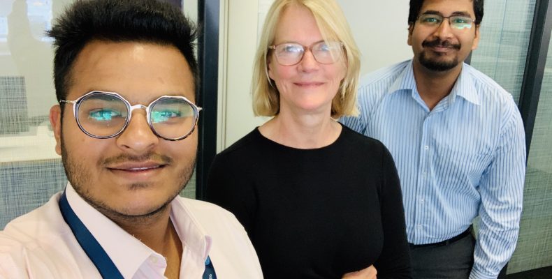 new interns from Deakin University with CEO Jennifer Conley